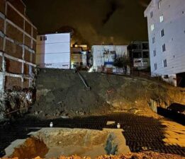 Tokat’ta inşaat kazısı 5 daireyi boşalttırdı