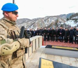 Sazak köyünde 7 kahraman şehit için anma töreni düzenlendi