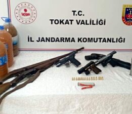 Tokat’ta silah kaçakçılığı operasyonu: 12 şüpheli gözaltında