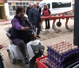 Üreten ve kazanan yöre halkı bu marketin sahibi