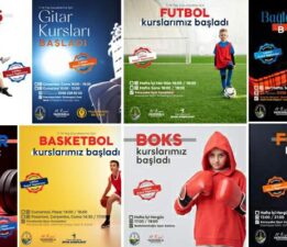 Tokat Belediyesi çocuk ve gençler için 8 değişik kurs açıyor