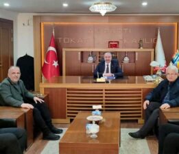 Tokat basın mensuplarından Başkan Dizer’e “Hayırlı Olsun” ziyareti