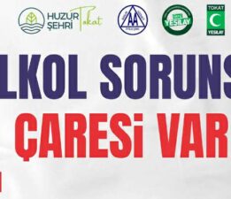 Tokat’ta “Alkol Sorunsa Çare Var” konulu panel gerçekleştirilecek