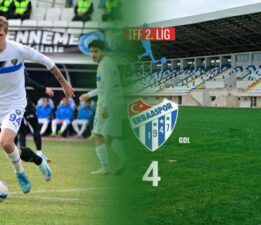 Gol düellosunda zaferi Erbaaspor kazandı
