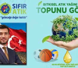 Erbaa Belediyesi “Atık Yağ” getirene top seti hediye ediyor