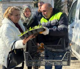 Turhal’da 3 bin 500 çiçek kabirlerle buluştu
