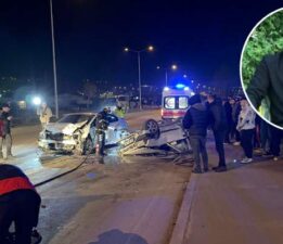 Hurda yığınına dönen araçtaki bir kişi hayatını kaybetti