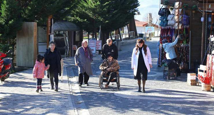Engelsiz taksi, 90 yaşındaki adamın Boztepe hayalini gerçekleştirdi