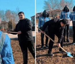 Erbaa Belediyesi Squid Game trendini çevre duyarlılığıyla buluşturdu