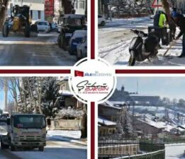 Zile Belediyesi, Karla mücadeleye devam ediyor