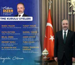 Tokat Ak Parti, Adem Dizer Başkanlığı’nda görev dağılımını yaptı
