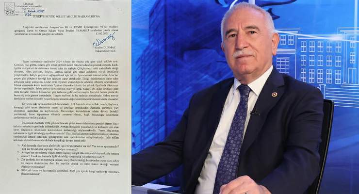 Kadim Durmaz, Tarım ve Orman Bakanı’na soru önergesi verdi