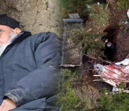 Ölmeden kazdığı mezarına geceleri girip yatıyor