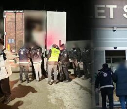 Sivas’ta tır dorsesinde 29 kaçak göçmen yakalandı, sürücü tutuklandı