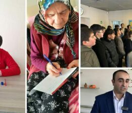 Ortaokul öğrencileri yaşlılar ile mektup arkadaşı oldu