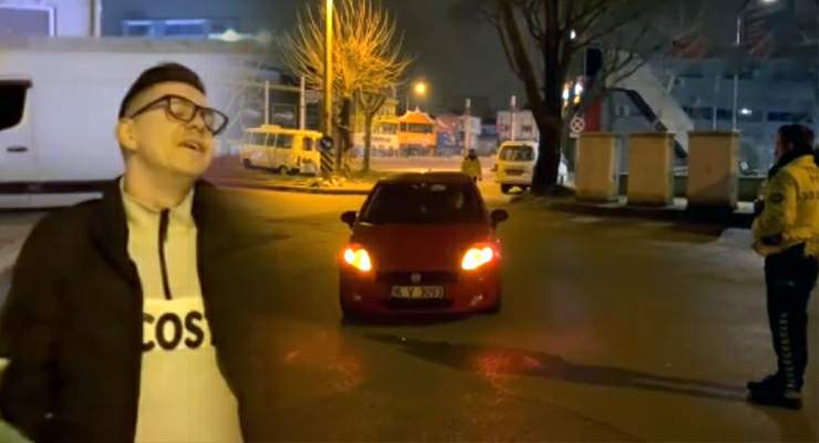 Denetimde 0.50 promil çıktı, sınırda kaldığını öğrenince derin bir ’oh’ çekti
