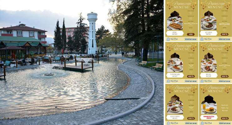 Niksar Kentpark Sosyal Tesisleri, Ramazan’a özel menülerini açıkladı