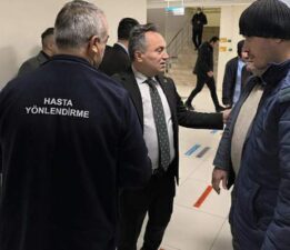 Rektör Fatih Yılmaz, Tedavi gören hastalara moral verdi