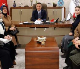 Yeşilırmak Kadın Kooperatifi üyelerinden Rektör Yılmaz’a ziyaret