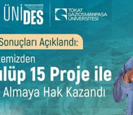 TOGÜ, ÜNİDES’den 15 proje ile destek almaya hak kazandı