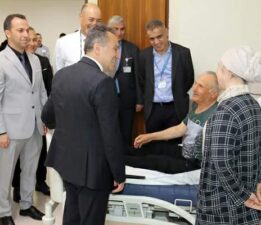 Rektör Yılmaz’dan Üniversite Hastanesi’ne bayramlaşma ziyareti