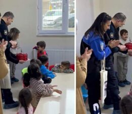 Şehit polisin oğluna anlamlı doğum günü kutlaması