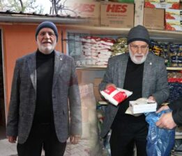 Bu bakkalda para değil, dua geçiyor