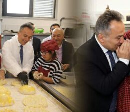 TOGÜ fırında, Özel öğrencilerden “Ramazan pidesi”