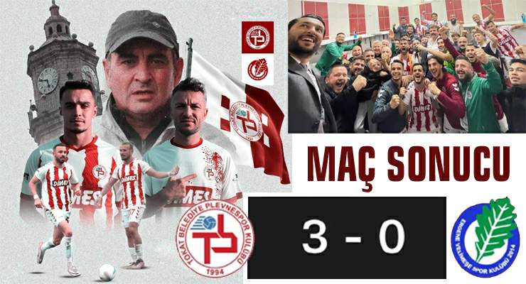 Tokat Belediye Plevnespor’da 3-0’lık seri mutluluğu
