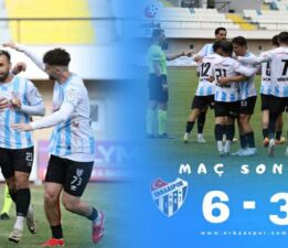 Erbaaspor, Sahasında Somaspor’u 6-3 mağlup etti