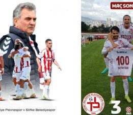 Tokat Belediye Plevnespor, Silifke Belediye Spor’u 3-1 mağlup etti