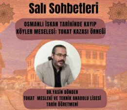 Bu hafta Salı Sohbetleri’ne “Yasin Dönder” konuk oluyor