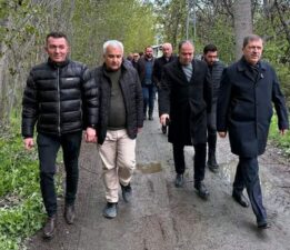 Vekil Arslan ve Başkan Dizer, çiftçilerin sorunlarını yerinde inceledi
