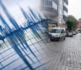 Amasya’da deprem anı kamerada