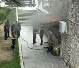 Tokat’ta 8 asırlık camide yangın çıktı