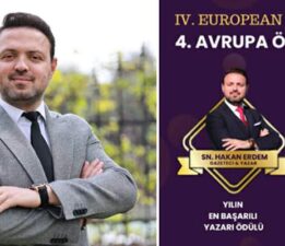 Yazar Hakan Erdem’e “Yılın En İyi Yazarı” ödülü