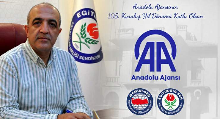 Başkan Şaban Ceylan, “Anadolu Ajansı’nın 105. Yılı kutlu olsun”