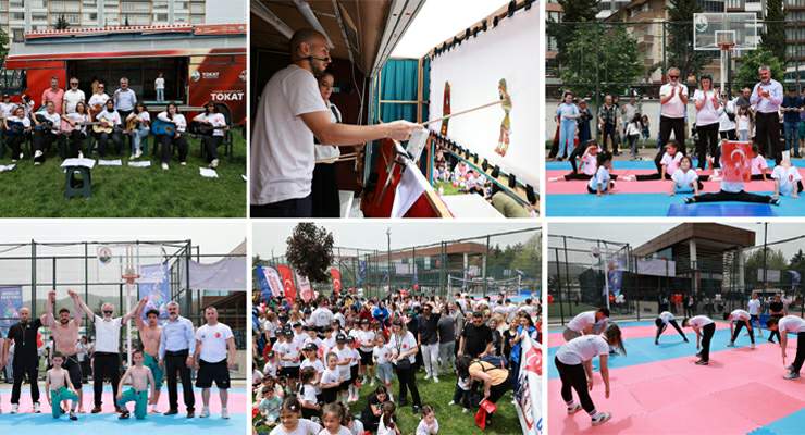 “19 Mayıs Gençlik Festivali” renkli görüntülere sahne oldu