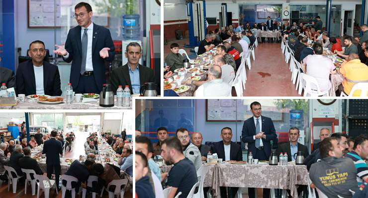 Başkan Yazıcıoğlu, Sanayi esnafının sorunlarını dinledi