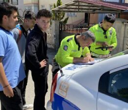 Zile’de kasksız ve belgesiz motosiklet kullananlara ceza yağdı
