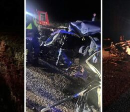 Hurdaya dönen otomobilde hayatını kaybetti