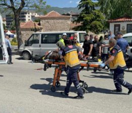 Motosikletin çarptığı şahıs hayatını kaybettti