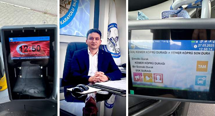 Tokat şehir içi halk otobüslerinde teknolojik dönüşüm başladı