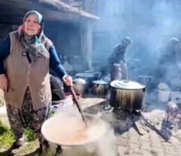 672 yıllık tarifle yılda 1 kez yapılıyor… Herkes o köye akın ediyor