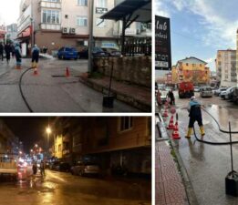 Tokat’ta fırtına ve sağanak yağışa karşı hızlı müdahale