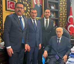 “MHP’li Tokat Heyeti” Devlet Bahçeli’yi ziyaret etti