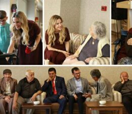 Tokat Huzurevi’ne Yazıcıoğlu Ailesi’nden bayram ziyareti