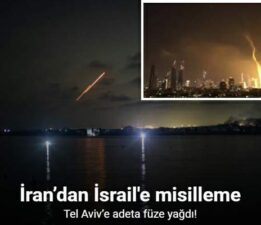 İran’dan Tel Aviv’e füze saldırısı