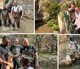 Cüneyt Aldemir, Reşadiye Zinav Gölü ve Kanyonu’nu gezdi