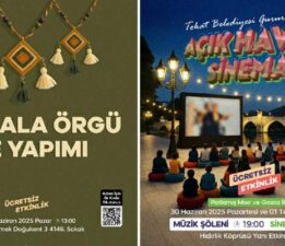 Tokat Belediyesi’nden 2 etkinlik daha